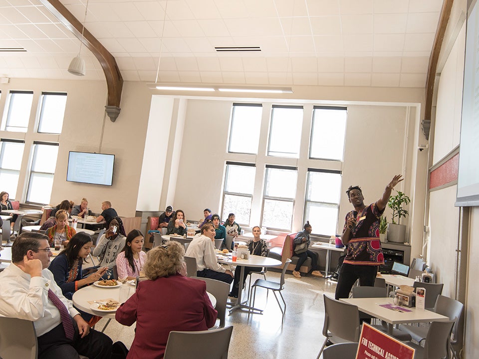 students in a classroom