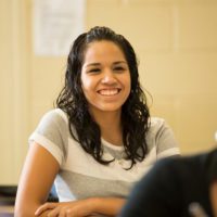 smiling woman