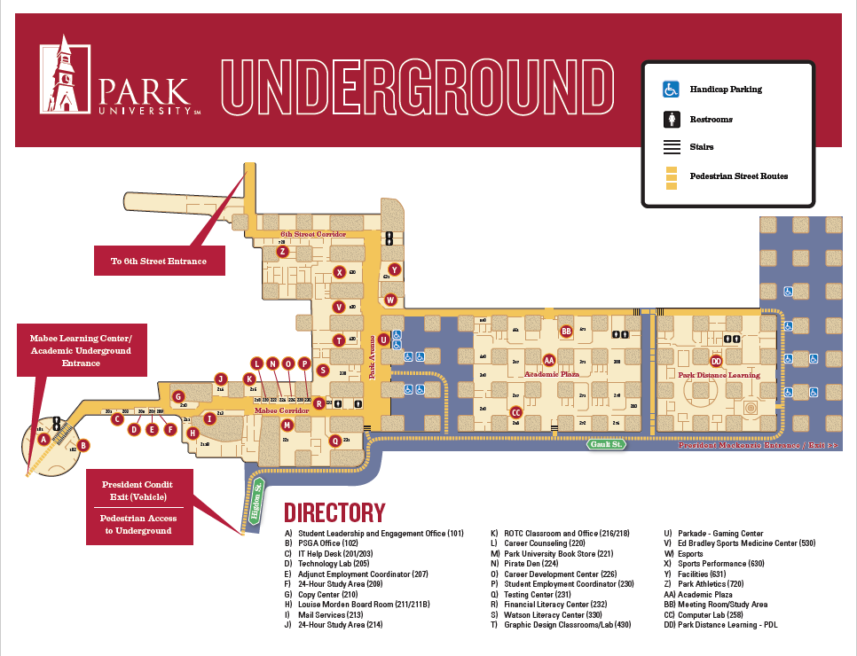 Parkville Campus Maps And Directions Park University