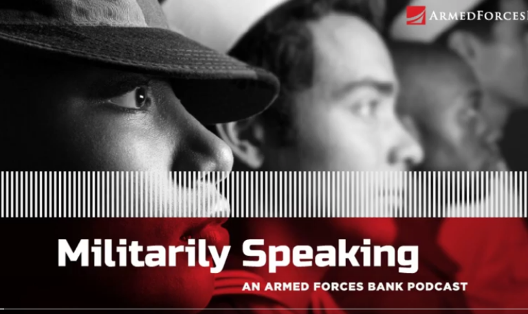 Militarily Speaking an Armed Forces Bank Podcast, faces of armed forces