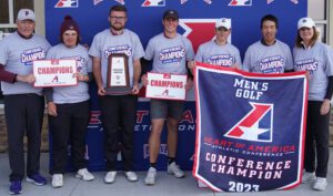 Men's golf HAAC champs