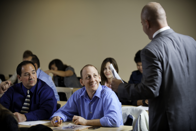 MBA Students in a Classroom - Park University