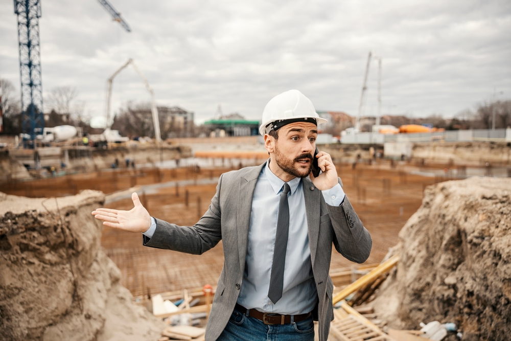 Construction Manager Dealing With A Delay Park University