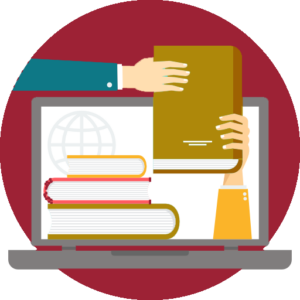 laptop showing document transfer