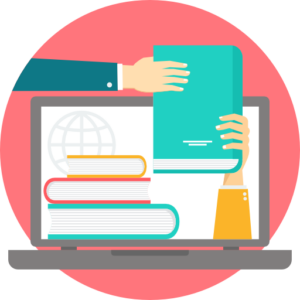 laptop transcript icon