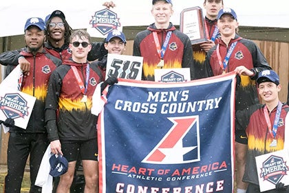 Park's Men's Cross Country team