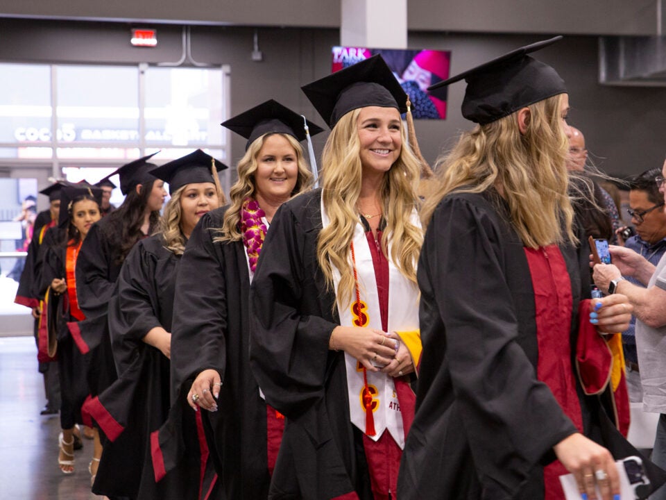 Park University graduates at commencement