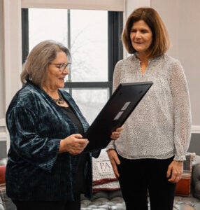 Dr. Kathrine Swanson and Martha Linscott